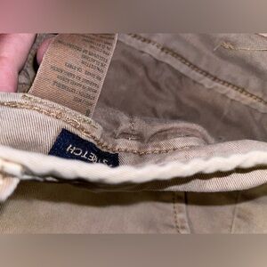 Tan short with Stretch